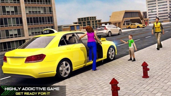 Crazy Taxi Game: 3D New York Taxi Simulator - Driving Game