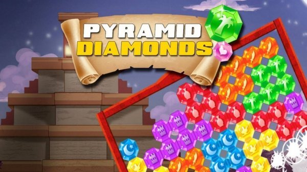 Pyramid Diamonds Challenge - Free Puzzle Game Online (Puzzle Game)