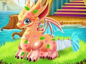 Cute Dragon Recovery Care Game