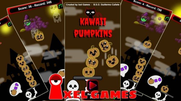 Kawaii Pumpkins Stacking Game Arcade Game