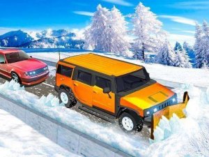 Snow Plow Jeep Simulator 3D Online Game