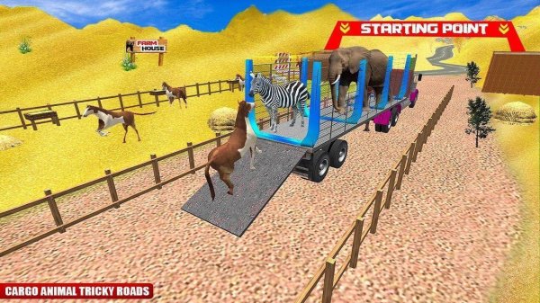 Dino Transport Truck Simulator 3D Online Game Adventure Simulation