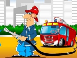 Fire Trucks Differences Puzzle Game