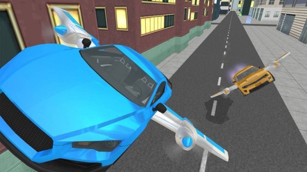 Flying Car Simulator 3D Online Arcade Game
