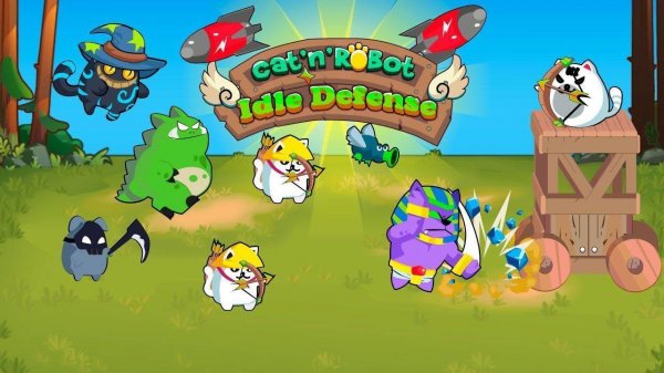 CatRobot Idle TD Battle Cat Online Game Tower Defense Game