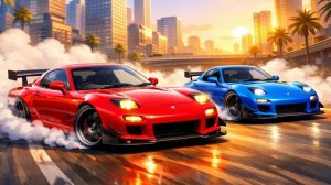 Two RX7 Drifters Online Game