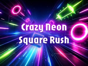 Neon Square Rush Action Game