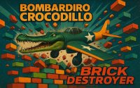 Bombardiro Crocodillo Brick Destroyer Arcade Game