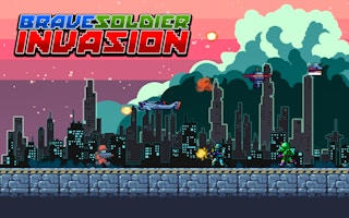 Brave Soldier Invasion: Side Scrolling Precision Fighter