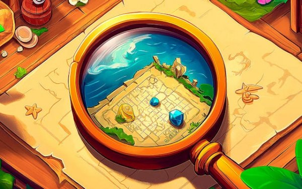 Quiet Discoveries: A Visual Puzzle Game