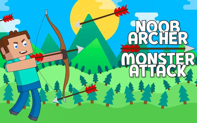 Noob Archer Monster Attack: Archery Adventure Game