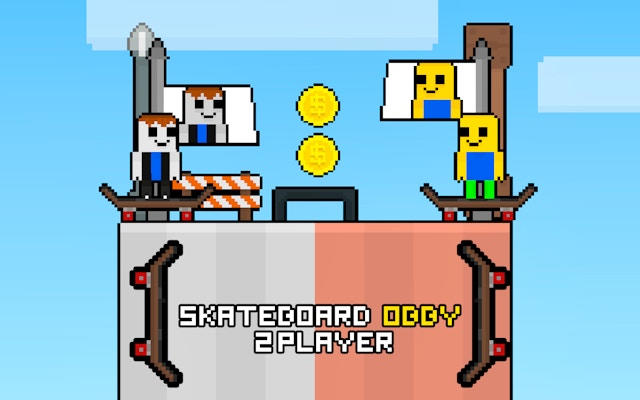 Skateboard Obby 2 Player - Online Multiplayer Game