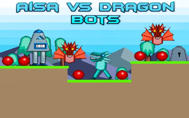 Aisa vs Dragon Bots: Platformer Challenge