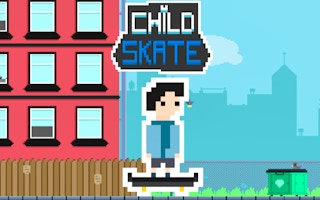 Child Skate: Nighttime Skateboard Adventure