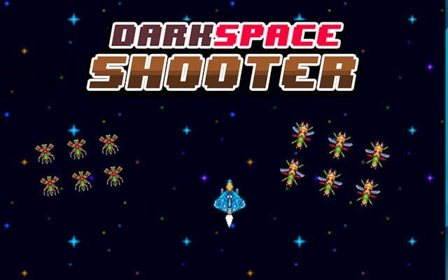 Dark Space Precision Fighter - HTML5 Arcade Game