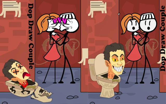 DOP2 Draw Couple: Erase to Escape Puzzle Game