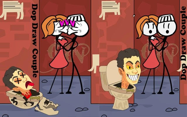 DOP2 Draw Couple: Erase to Escape Puzzle Game