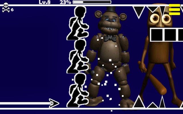 Freddy FNAF Space Waves - Arcade Arrow Challenge