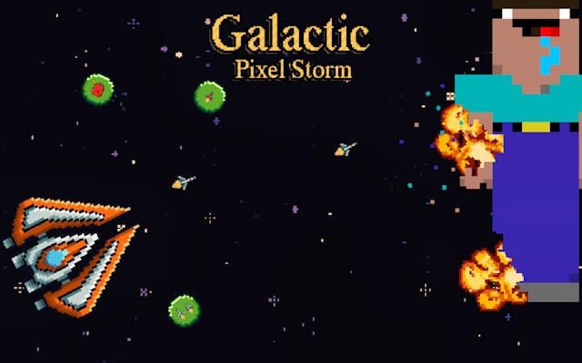 Galactic Pixel Storm - Space Precision Fighter Game