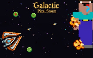 Galactic Pixel Storm - Space Precision Fighter Game