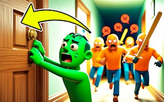 Knock and Run: 100 Doors Escape - Stickman Arcade Game