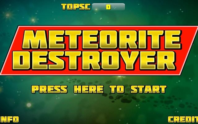 Meteorite Destroyer: Space Precision Fighter Game