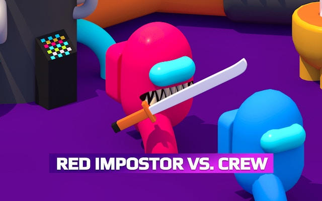 Red Impostor vs. Crew - Space Action Game