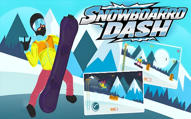 Snowboard Dash - Free Snowboarding Game