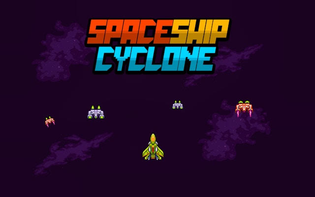 Spaceship Cyclone: Galactic Precision Fighter