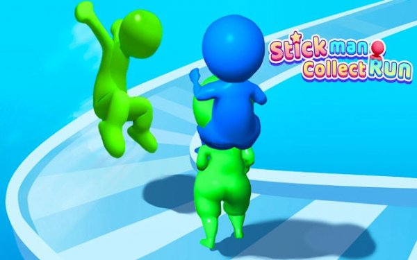 Stickman Collect Run: Parkour Adventure Arcade Game
