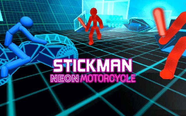 Stickman Neon Motorcycle Racing Game