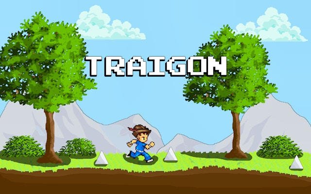 Traigon - Pixel Art Obstacle Course