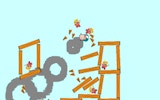 Who Says Pigs Can't Fly - Sling Shot Pig Launch Game