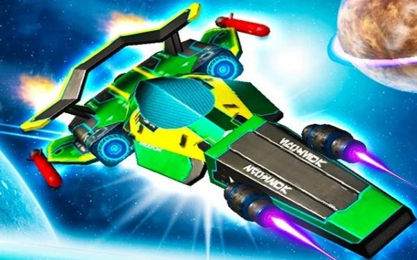 Cyber Racer Battles Online Arcade Game